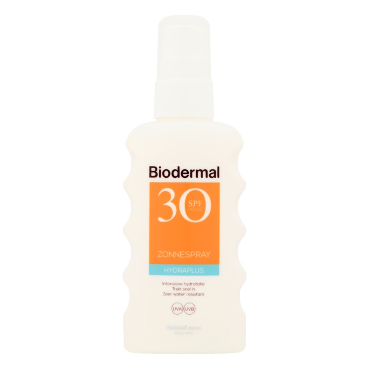 Biodermal Zonnespray Hydraplus SPF 30 Hoog 175ml