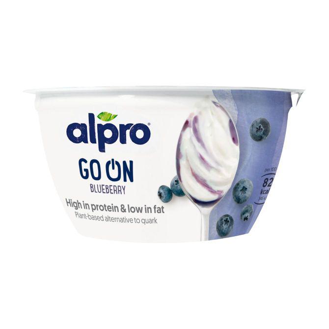 Alpro Go On Plantaardige variatie op kwark blauwe bosbes