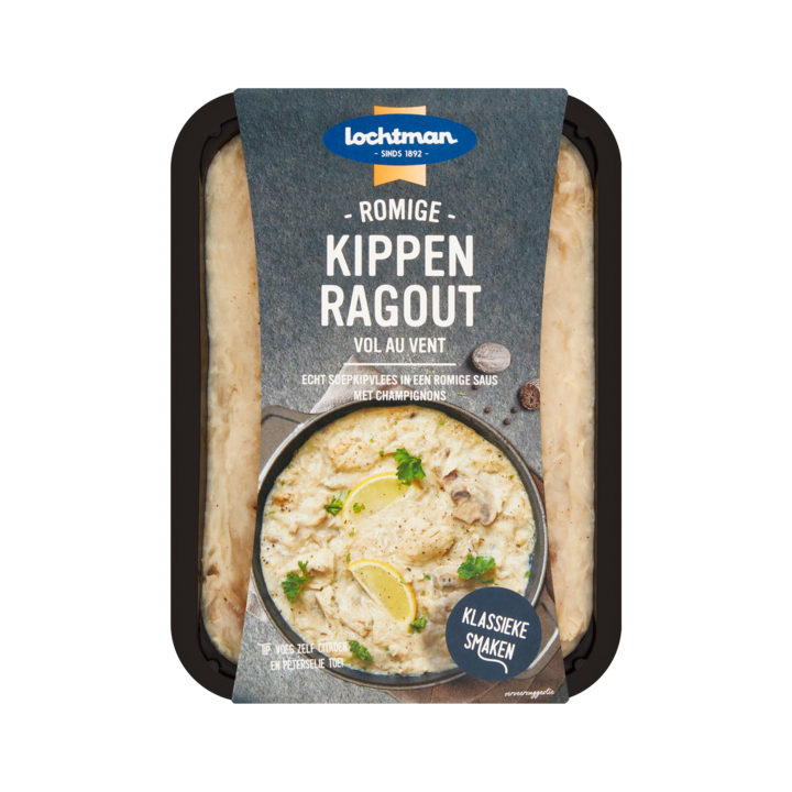 Lochtman Romige Kippenragout Vol Au Vent 500g