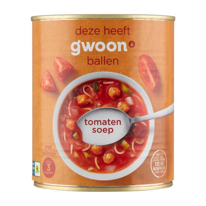 g'woon Tomatensoep met balletjes