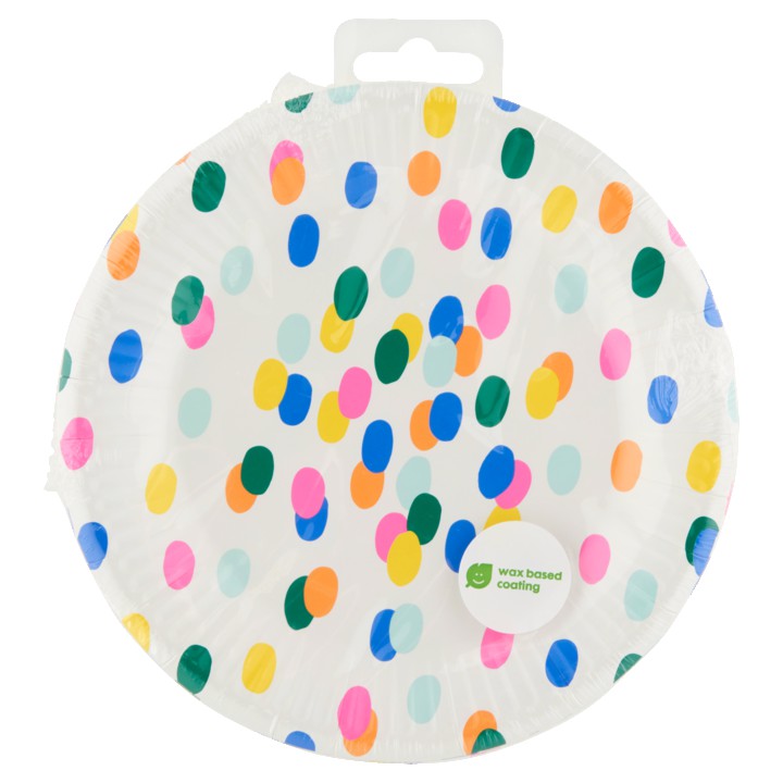 HEMA Taartbord Confetti - 8 Stuks