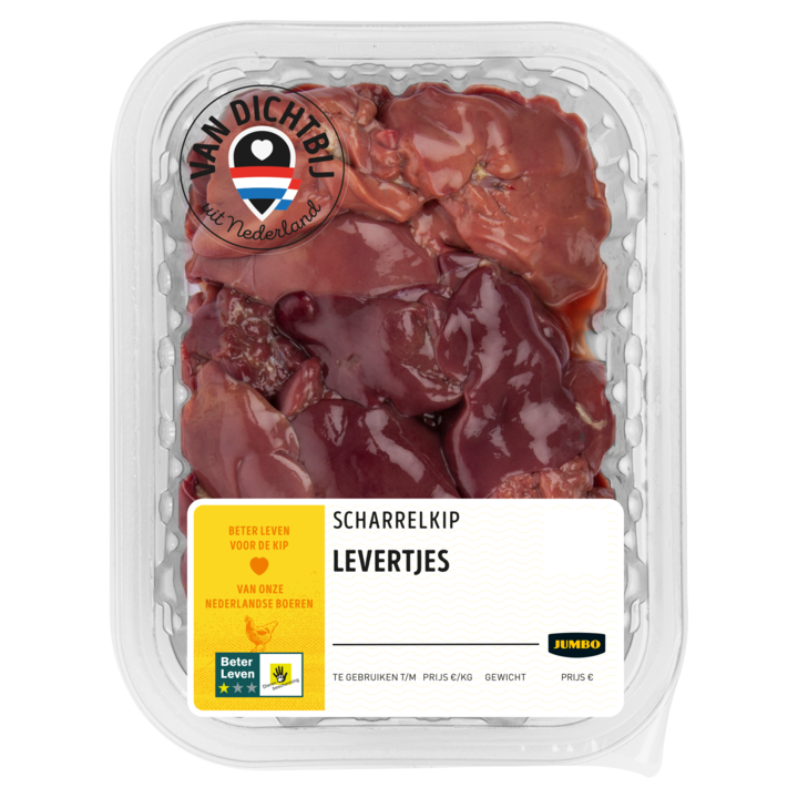 Jumbo Scharrelkip Levertjes ca. 300g
