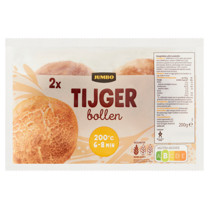 Jumbo - Tijger Bollen - 2 Stuks