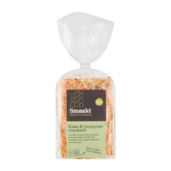Smaakt Crackers kaas pompoen biologisch