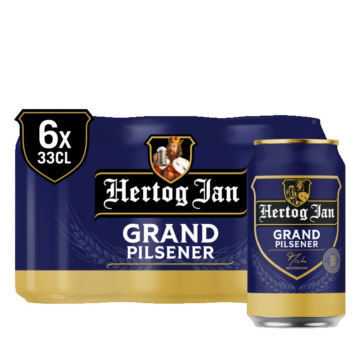 Hertog Jan - Grand Pilsener - Blik - 6 x 330ML