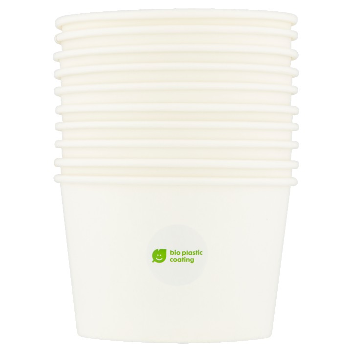 HEMA Bakjes Wit -  10 Stuks