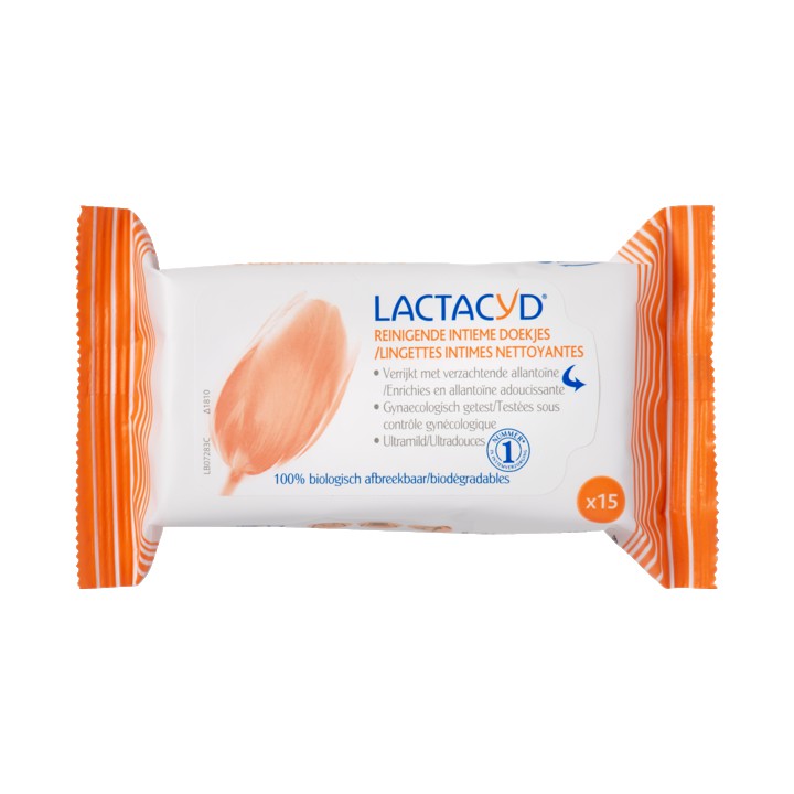 Lactacyd 15 Reinigende Verzorgende Intiem Tissues