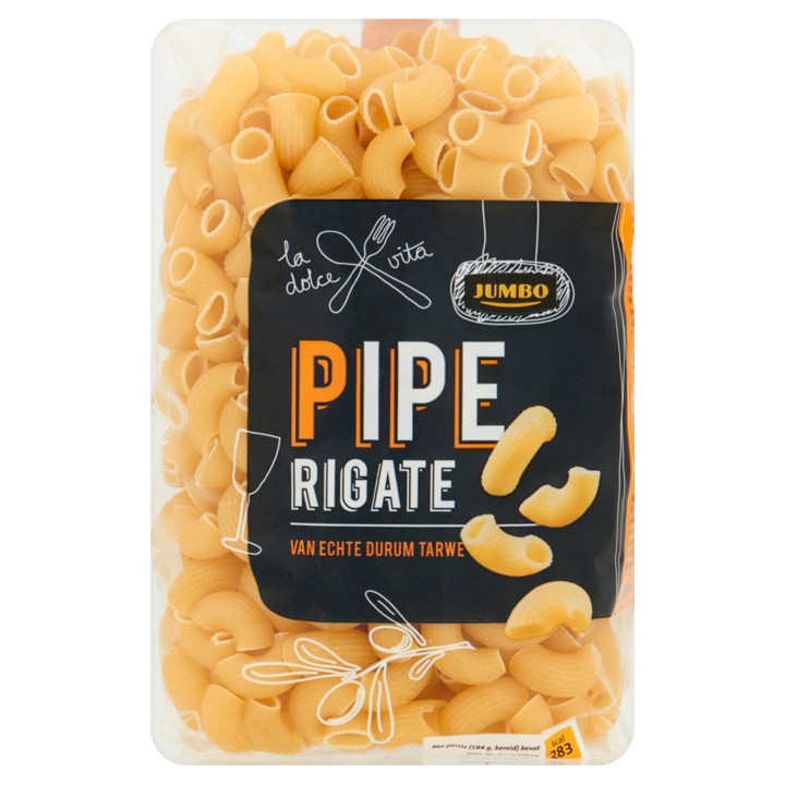 Jumbo Pipe Rigate 500g