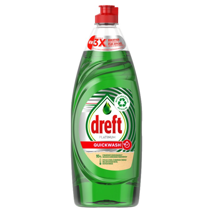 Dreft Platinum Quickwash Original Vloeibaar Afwasmiddel 625ml