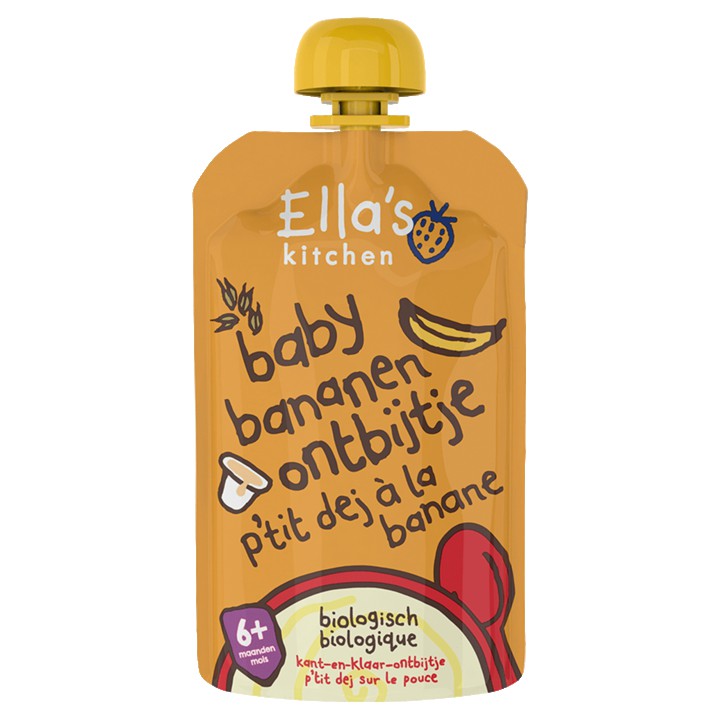 Ella&amp;#x27;s Kitchen Baby bananen ontbijtje 6+ biologisch 100g