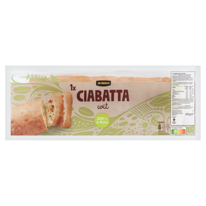 Jumbo - Ciabatta Wit - 250g
