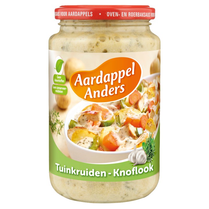 Aardappel Anders tuinkruiden knoflook
