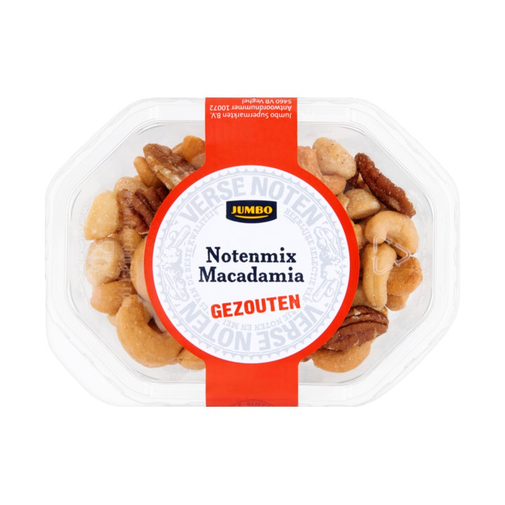 Jumbo Gezouten Macadamia Notenmix 150g