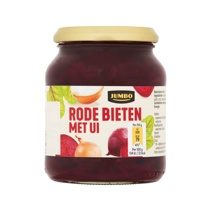 Jumbo Rode Bieten met Ui 340g