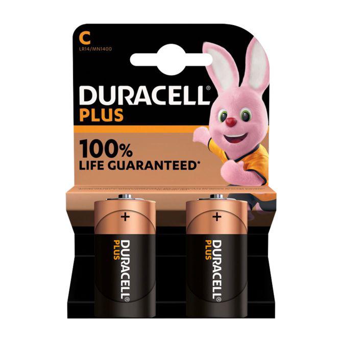 Duracel Alkaline Plus C batterijen