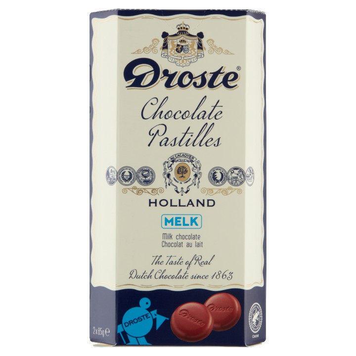 Droste Chocolade Pastilles Melk  2 x 85g