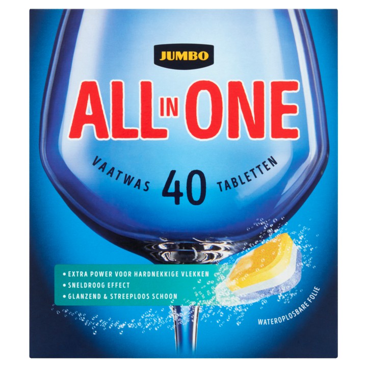 Jumbo All in One Vaatwastabletten 40 x 16g