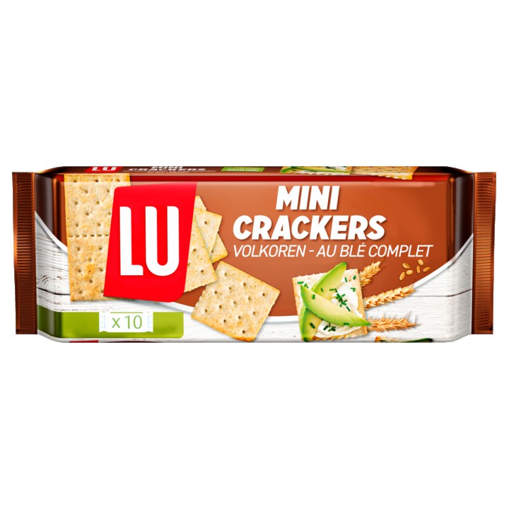 LU Mini Crackers Volkoren 10 Stuks 250g