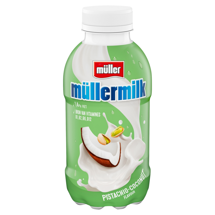 M&amp;uuml;llermilk pistache kokos 380ml