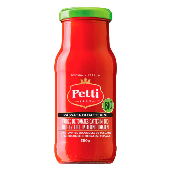 Petti Bio Gezeefde Datterini Tomaten 350g