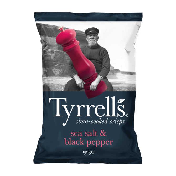 Tyrrells Chips sea salt & black pepper