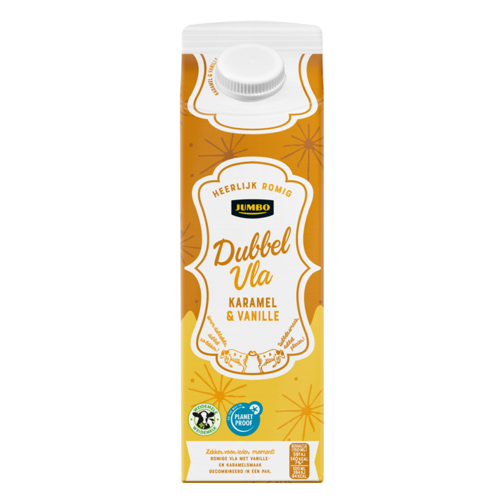 Jumbo Dubbelvla Karamel &amp;amp; Vanille 1L