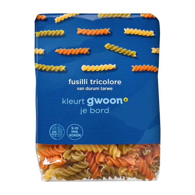 g&#039;woon Fusilli tricolore