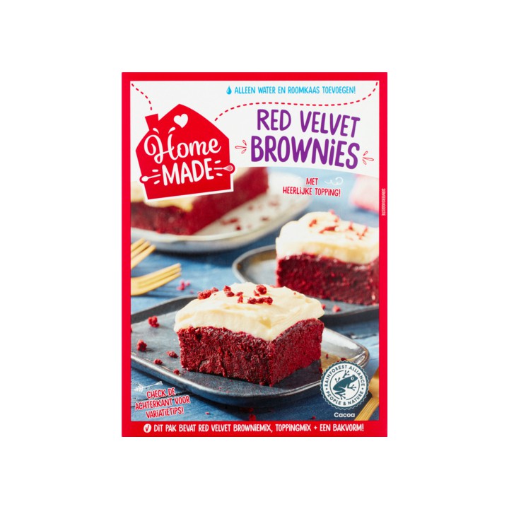 HomeMade Mix voor Red Velvet Brownies 355g
