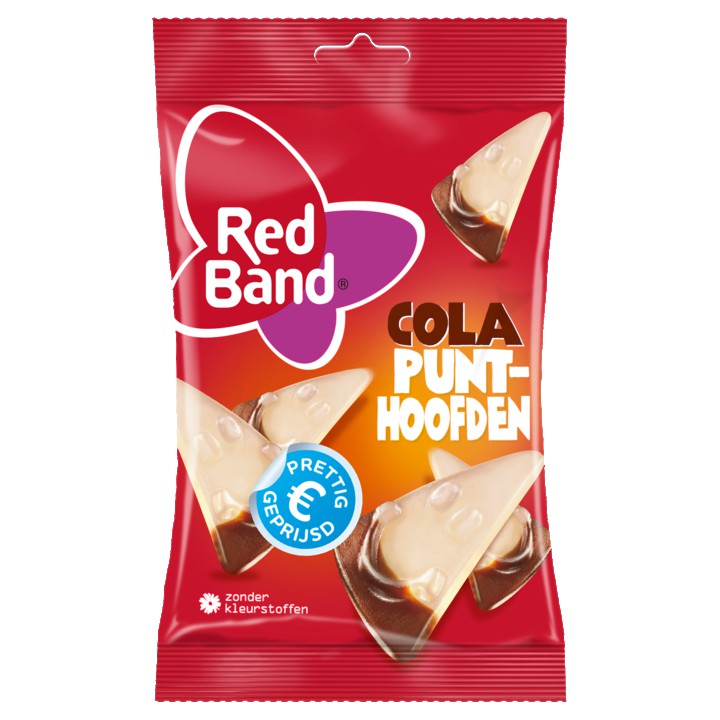 Red Band Cola Punthoofden Snoep 180g