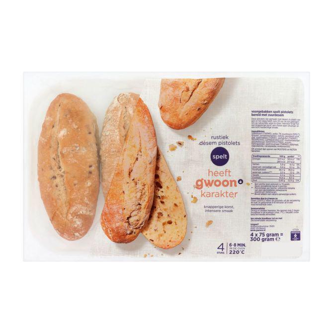 g&#039;woon Pistolet rustiek spelt