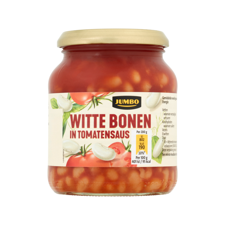 Jumbo Witte Bonen in Tomatensaus 340g