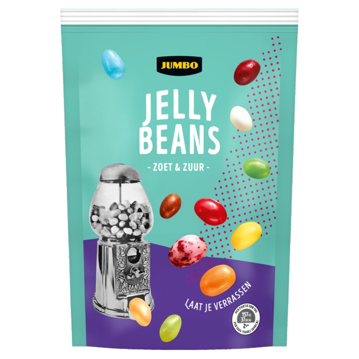 Jumbo Jelly Beans Zoet &amp;amp; Zuur 200g