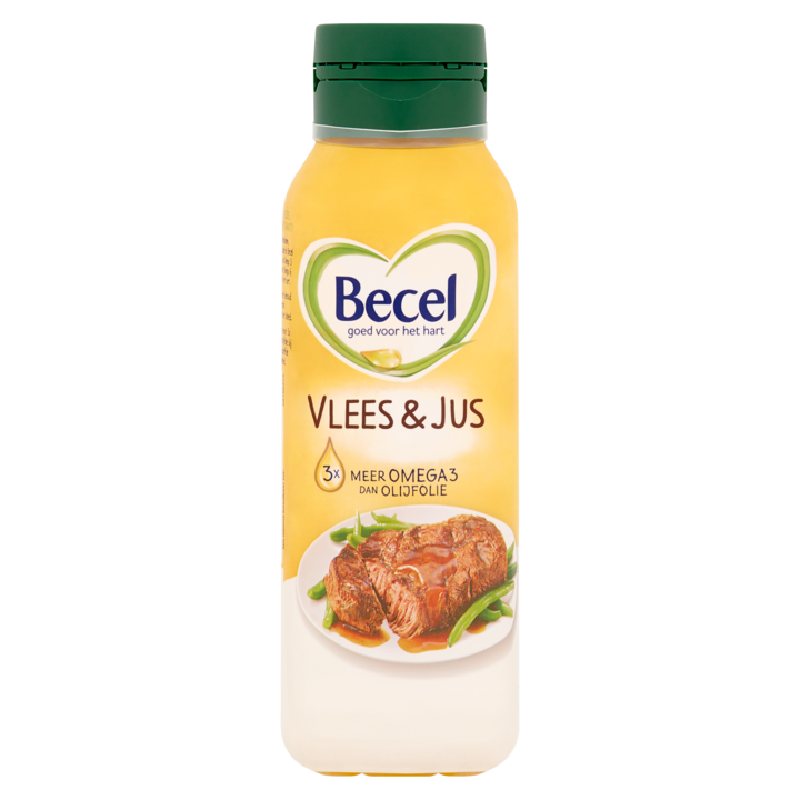 Becel Vloeibare Bakboter voor Vlees en Jus Fles 450ml