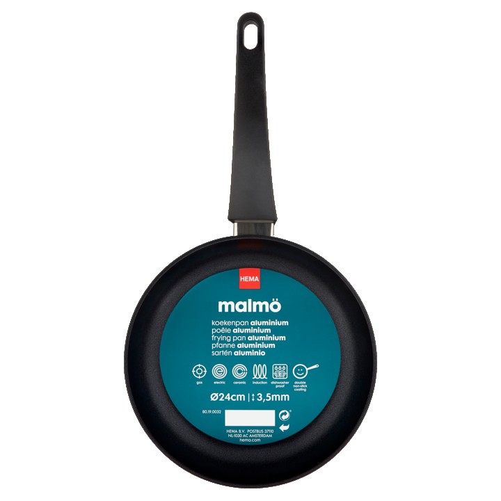 HEMA Malm&amp;ouml; Koekenpan Aluminium &amp;Oslash; 24cm
