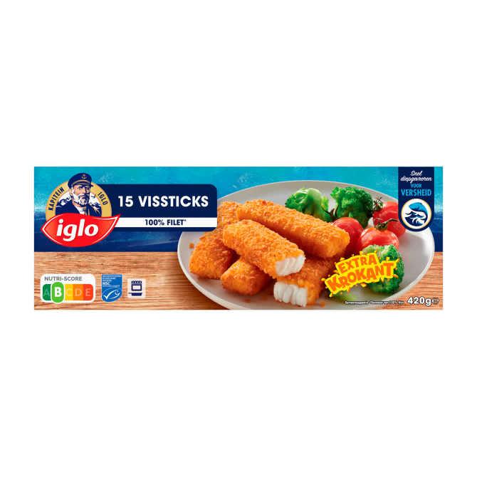Iglo Vissticks 15 stuks