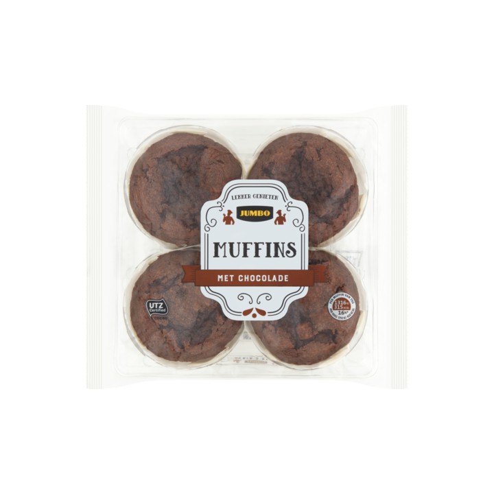 Jumbo Muffins met Chocolade 300g