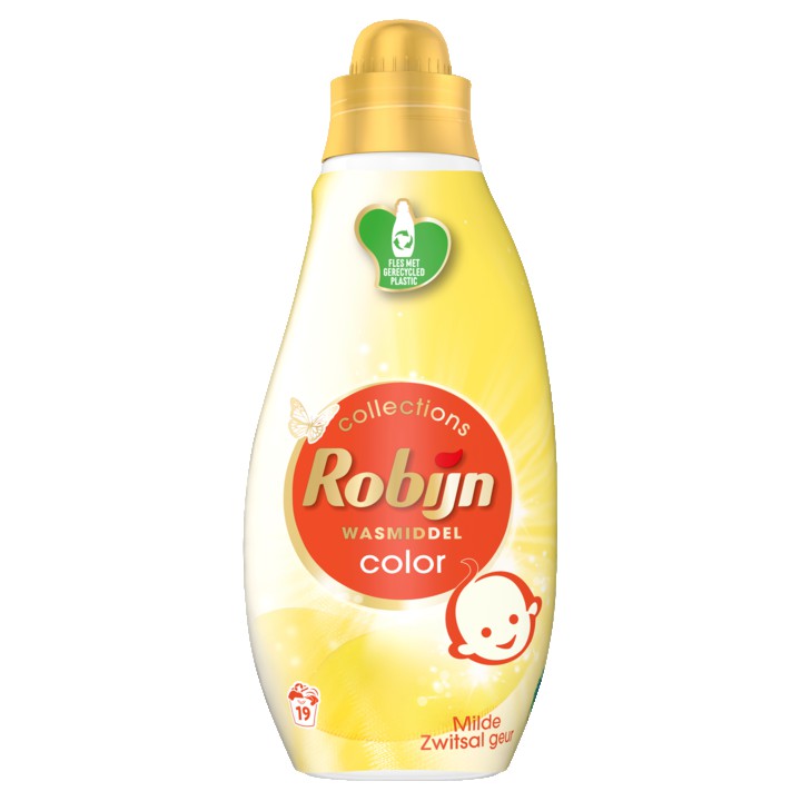 Robijn Klein &amp;amp; Krachtig Collections Vloeibaar Wasmiddel Color Zwitsal 19 wasbeurten