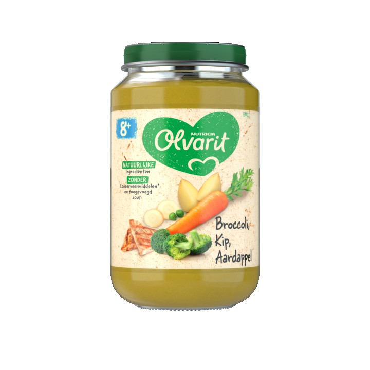 Olvarit Broccoli Kip Aardappel 8+ Maanden 200g