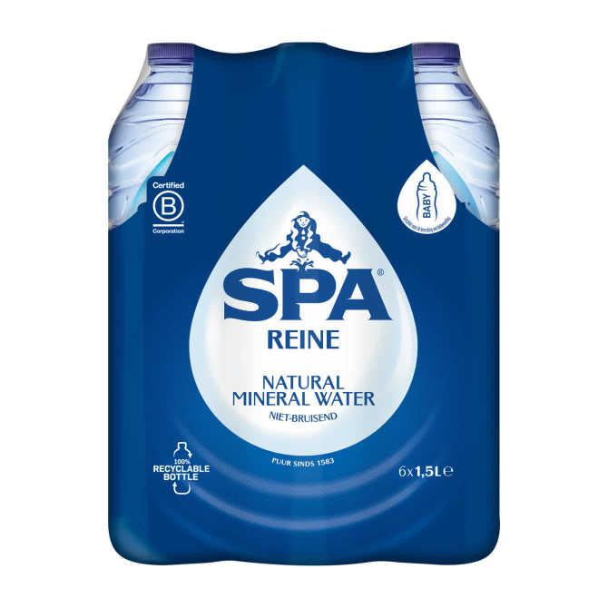 SPA REINE Natuurlijk Mineraalwater 6 x 1,5 L