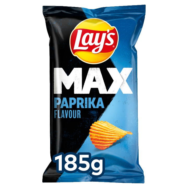 Lay&amp;#x27;s Max Ribbel Chips Paprika 185gr