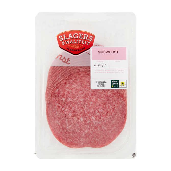 Slagerskwaliteit Snijworst