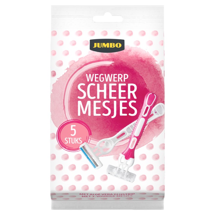 Jumbo Wegwerp Scheermesjes 5 Stuks