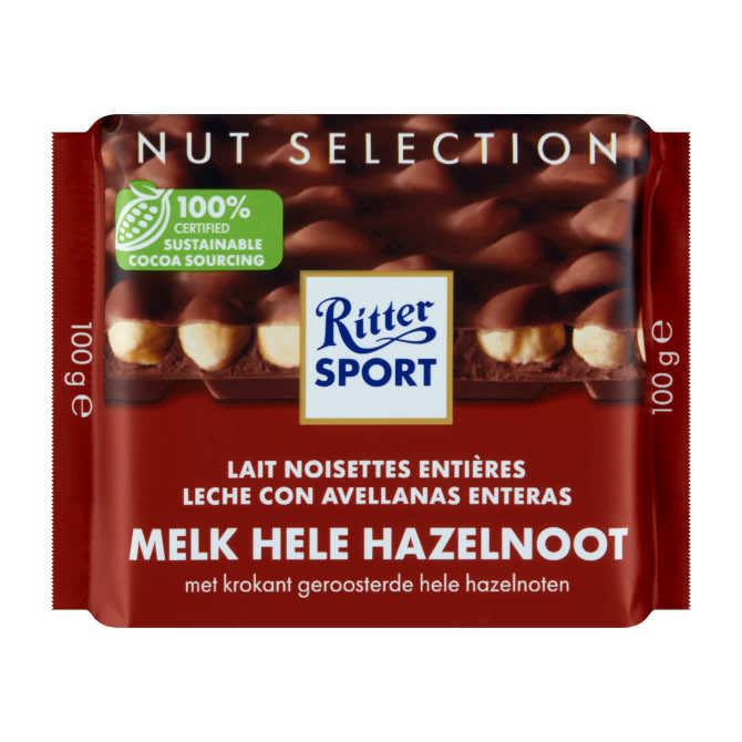 Ritter sport Melk hele hazelnoot