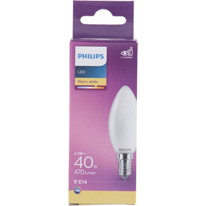 Philips Led Kaars 40W E14 box