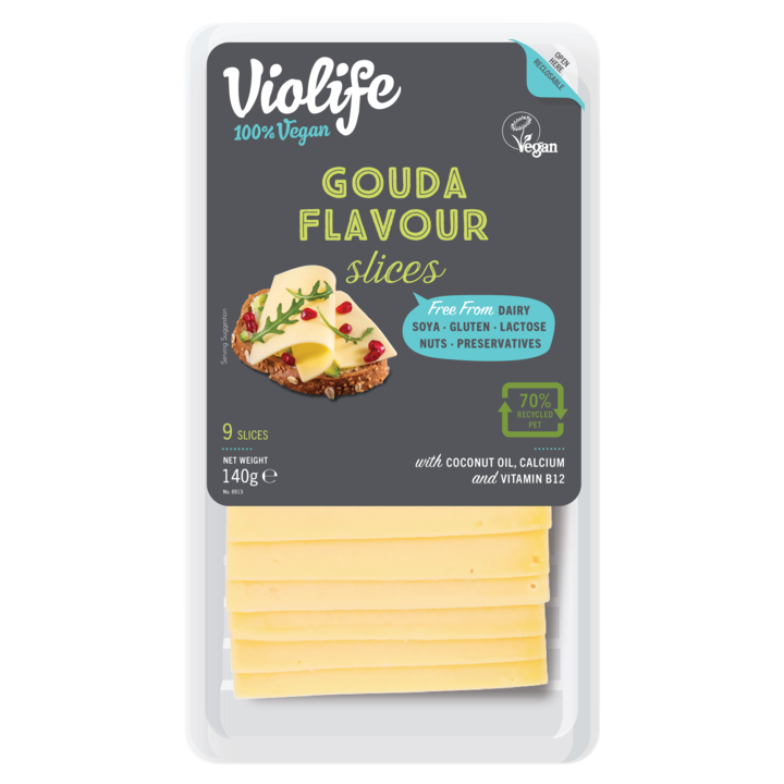 Violife Gouda Flavour Slices 9 Stuks 140g