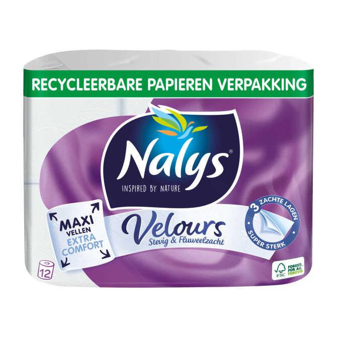 Nalys Velours 3 Lagen toiletpapier
