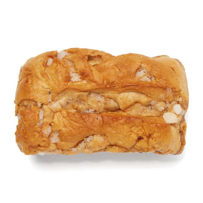 Coop Wit bolletje met suikernibs en kaneel