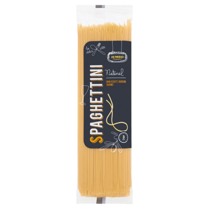 Jumbo Spaghettini Naturel 500g