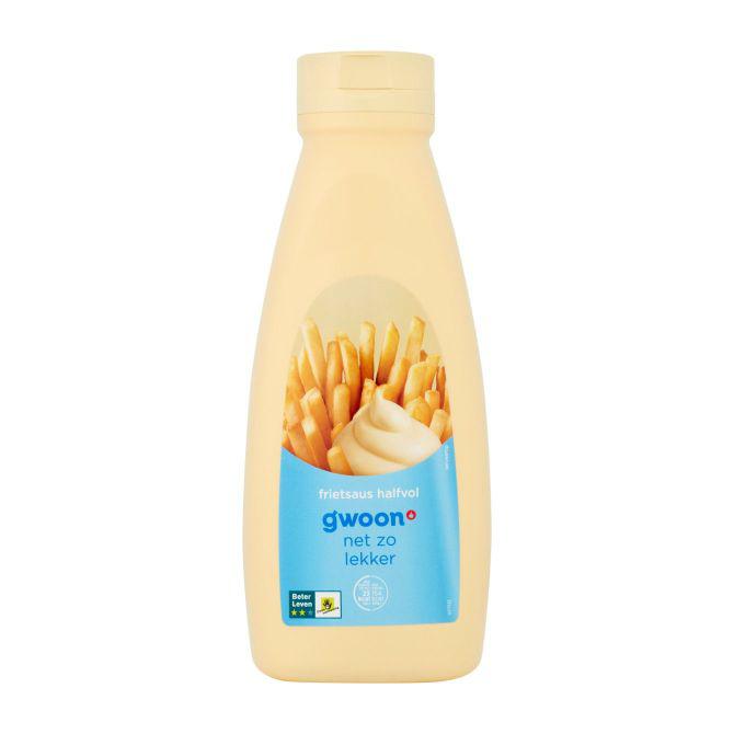 g&#039;woon Fritessaus halfvol