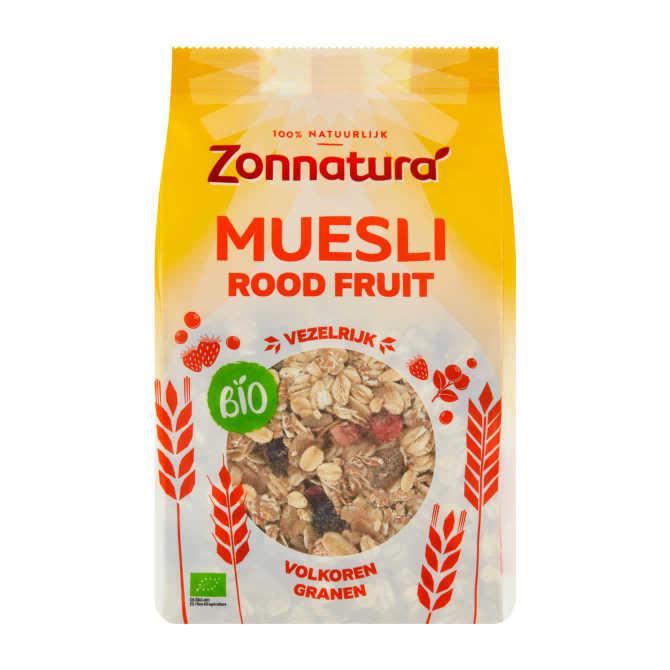 Zonnatura Muesli rood fruit